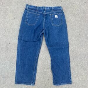 Tyndale FR 40x32 Flame Resistant Med Wash Denim Jeans 1230T Made In USA!